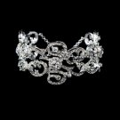 Stunning Crystal Swirl Bracelet B 985