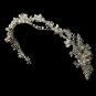 Elegant Pearl & Crystal Headband Side Accent Hair Vine HP 4630