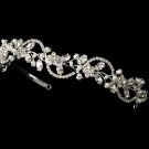 Crystal and Pearl Floral Tiara Headband HP 392