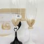 Black Tux Wedding Toasting Flutes FL 436