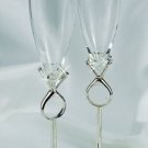 Diamond Wedding Toasting Flutes FL 322