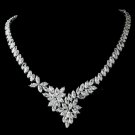 Stunning Marquise Cubic Zirconium Necklace N 9830