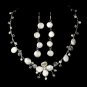 Necklace & Pearl Stud Earring Set N 8137