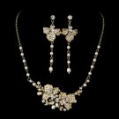 Freshwater Pearl Bridal Necklace Earring Set NE 7803