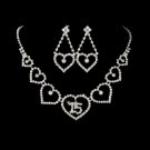 Beautiful Sweet 15 or 16 Jewelry Set NE 460