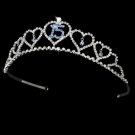 Light Blue Sweet 15 Tiara HP 460