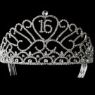 Sweet 15 or Sweet 16 Crystal Tiara HP- 209