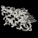 Silver Bridal Rhinestone Brooch 6