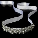 Vintage Rhinestone Bridal Ribbon Headband HP 8287