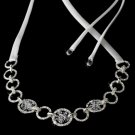 Ribbon Style Bridal Headband HP 8203 Ivory or White
