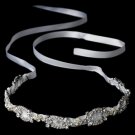 Ribbon Style Bridal Headband HP 8209 White