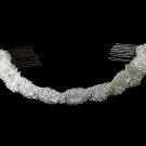 Elegant Vintage Headband Style Bridal Headpiece HP-8205 White or Ivory