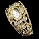 Gold Rhinestone Crystal Bridal Watch 10