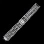 Rhinestone Crystal Bridal Watch 15 Silver