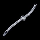 Rhinestone Crystal Bridal Watch 17 Silver