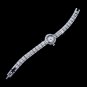Rhinestone Crystal Bridal Watch 17 Silver