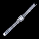 Rhinestone Crystal Bridal Watch 18 Silver