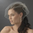 Bird Cage Russian Veiling with Swarovski Crystal Beads along Edge (V Cage 704)