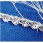 Russian Style Bird Cage Blusher Face Veil with Swarovski Rhinestone Edge V Cage 703