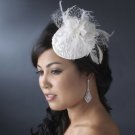 Feather Flower Bridal Hat HP 3027