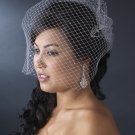 French Bird Cage Veiling with scattered Swarovski Rhinestones (VCage 702)