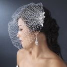 Crystal Bridal Comb with Cage Veil HP 8118
