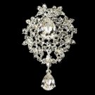 Swarovski Crystal Dangle Brooch 3438