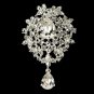 Swarovski Crystal Dangle Brooch 3438