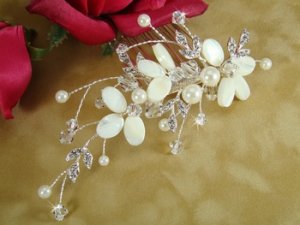 Versatile Destination Shell Hair Comb & Brooch 8132