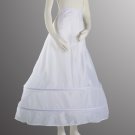 Two Bone Hoop Drawstring Petticoat PC 100 White