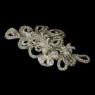 Gorgeous Silver Plated Rhinestone Ornament Bridal Brooch / Hair Clip - Brooch 43