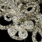 Gorgeous Silver Plated Rhinestone Ornament Bridal Brooch / Hair Clip - Brooch 43