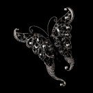 Brooch 74 Silver Black