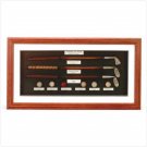 WOOD/ALAB GOLF SHADOW BOX
