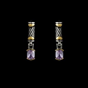 Earring 4082 Light Amethyst