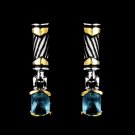 Earring 4082 Aqua