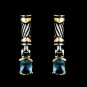 Earring 4082 Aqua