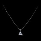 Past, Present & Future Silver Cubic Zirconia Pendant N3586