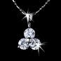 Past, Present & Future Silver Cubic Zirconia Pendant N3586