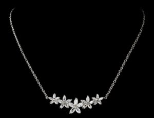 Necklace 2689 Silver Clear