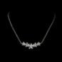 Necklace 2689 Silver Clear