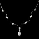 Necklace 2701 Silver Clear