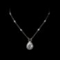 Necklace 2729 Silver Clear