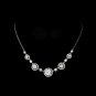 Necklace 2556 Silver Clear