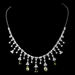 Necklace 3628 Silver Olive