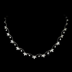 Necklace 2502 Silver Clear