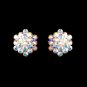 AB Crystal Cluster Clip On Earring E 500