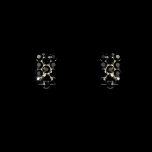 Black Clip On Earrings E 24678