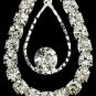 Crystal Dangle Clip On Earrings E 25249