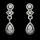 Clip-On Cubic Zirconia Earrings E 3824